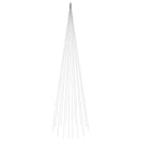 vidaXL karácsonyfa zászlórúdon 1134 kék LED-del 800 cm