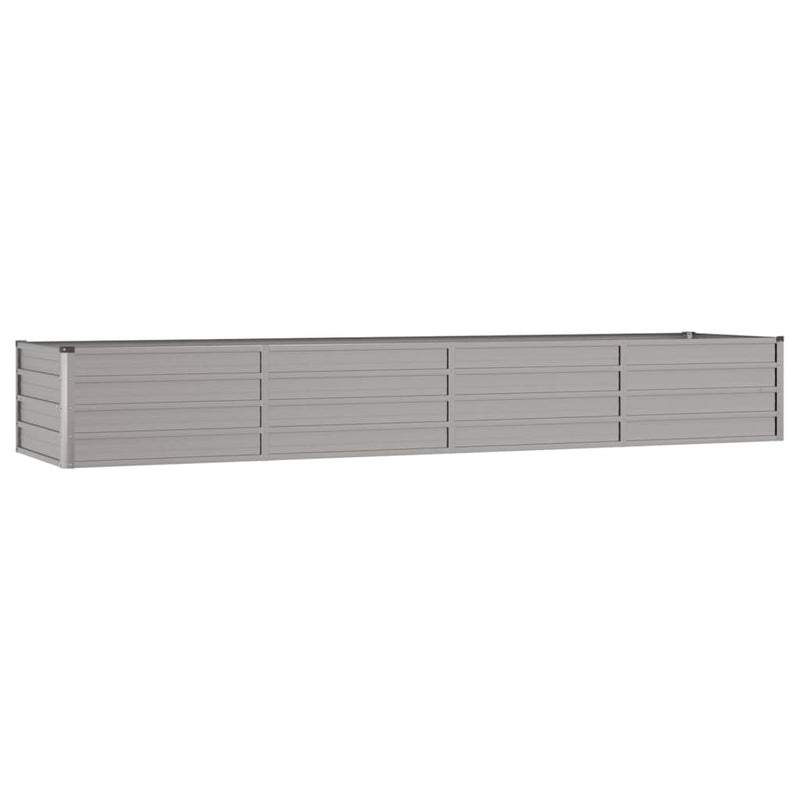 vidaXL rozsda színű corten acél kerti magaságyás 320 x 80 x 45 cm