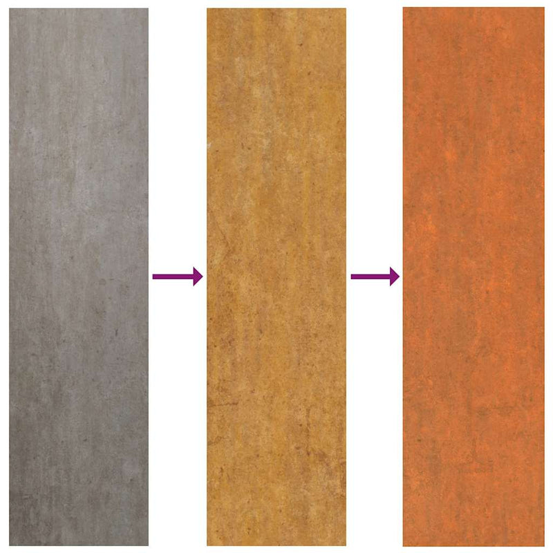vidaXL rozsda színű corten acél kerti magaságyás 320 x 80 x 77 cm
