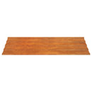 vidaXL 12 db rozsda színű corten acél tetőpanel 100x44 cm