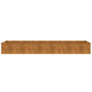vidaXL Corten acél kerti magaságyás 291 x 50 x 36 cm