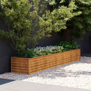 vidaXL Corten acél kerti magaságyás 291 x 50 x 36 cm