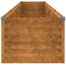 vidaXL Corten acél kerti magaságyás 386 x 50 x 36 cm