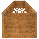 vidaXL Corten acél kerti magaságyás 580 x 50 x 36 cm