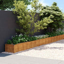 vidaXL corten acél kerti magaságyás 770x50x36 cm