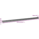 vidaXL corten acél kerti magaságyás 1152x50x36 cm