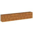 vidaXL Corten acél kerti magaságyás 385 x 50 x 69 cm