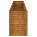 vidaXL Corten acél kerti magaságyás 385 x 50 x 69 cm