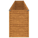 vidaXL Corten acél kerti magaságyás 578 x 50 x 69 cm