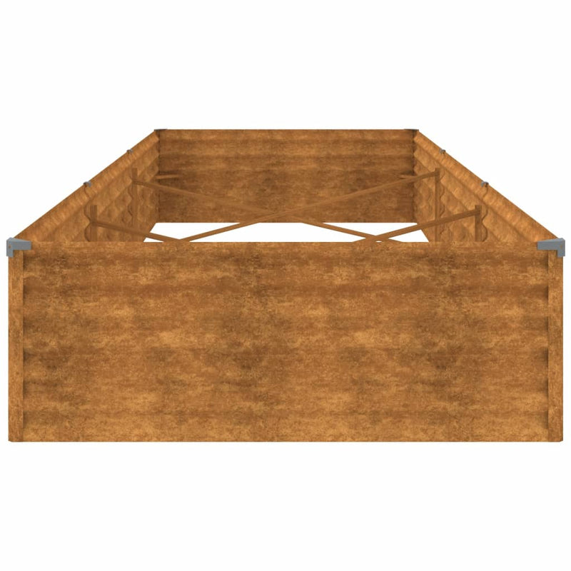 vidaXL corten acél kerti magaságyás 291x100x36 cm