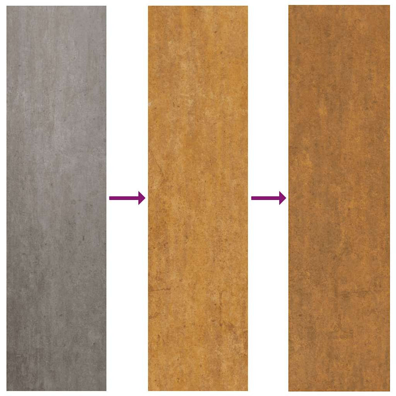 vidaXL corten acél kerti magaságyás 387x100x36 cm