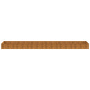 vidaXL corten acél kerti magaságyás 579x100x36 cm