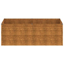 vidaXL corten acél kerti magaságyás 196 x 100 x 69 cm