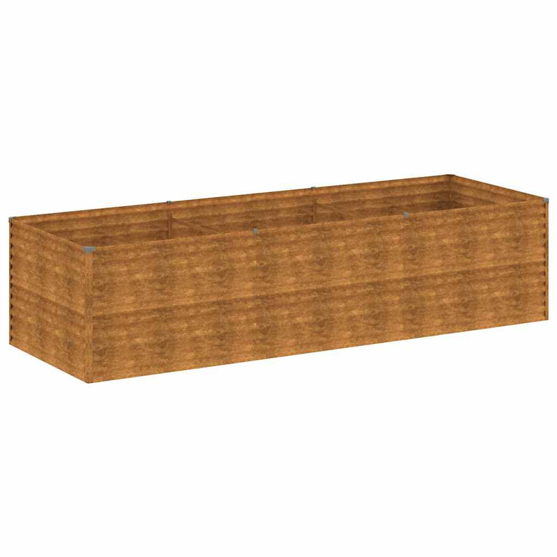 vidaXL corten acél kerti magaságyás 290x100x69 cm