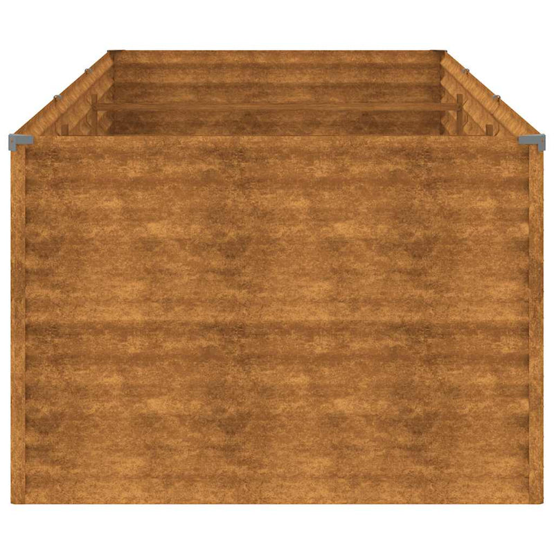 vidaXL corten acél kerti magaságyás 290x100x69 cm