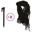 vidaXL felfújható hóember LED-ekkel 360 cm