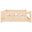 vidaXL tömör fenyőfa kutyaágy 105,5x75,5x28 cm