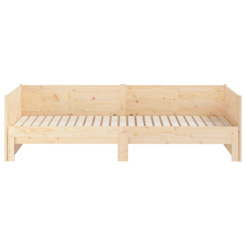 vidaXL tömör fenyőfa kihúzható kanapéágy 2x(80x200) cm