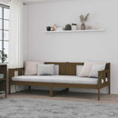 vidaXL mézbarna tömör fenyőfa kanapéágy 90 x 190 cm