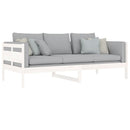 vidaXL fehér tömör fenyőfa kanapéágy 90 x 200 cm