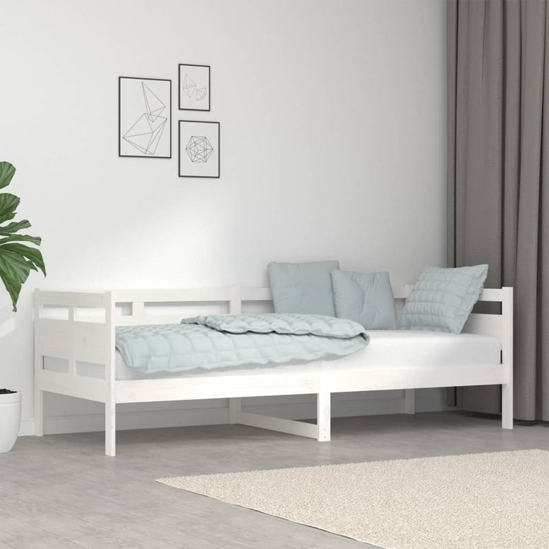 vidaXL fehér tömör fenyőfa kanapéágy 80x200 cm