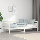 vidaXL fehér tömör fenyőfa kanapéágy 90 x 190 cm