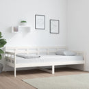 vidaXL fehér tömör fenyőfa kanapéágy 90 x 200 cm