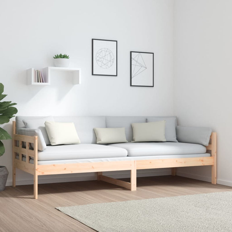 vidaXL tömör fenyőfa kanapéágy 80x200 cm