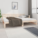 vidaXL tömör fenyőfa kihúzható kanapéágy 2 x (90 x 200) cm