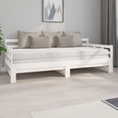 vidaXL fehér tömör fenyőfa kihúzható kanapéágy 2 x (90 x 200) cm