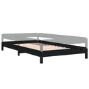 vidaXL fekete tömör fenyőfa egymásra rakható ágy 80x200 cm