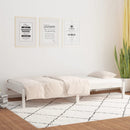 vidaXL fehér tömör fenyőfa kanapéágy matrac nélkül 90 x 200 cm