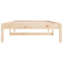 vidaXL tömör fenyőfa kanapéágy 90 x 190 cm (Single)