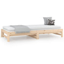 vidaXL tömör fenyőfa kihúzható kanapéágy 2 x (90 x 200) cm