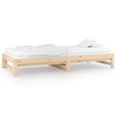 vidaXL tömör fenyőfa kihúzható kanapéágy 2 x (90 x 200) cm
