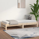 vidaXL tömör fenyőfa kihúzható kanapéágy 2x(90x190) cm