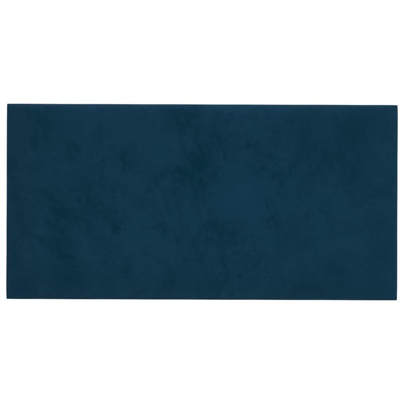 vidaXL 12 db kék bársony fali panel 60x30 cm 2,16 m²