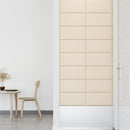 vidaXL 12 db krémszínű bársony fali panel 60x30 cm 2,16 m²