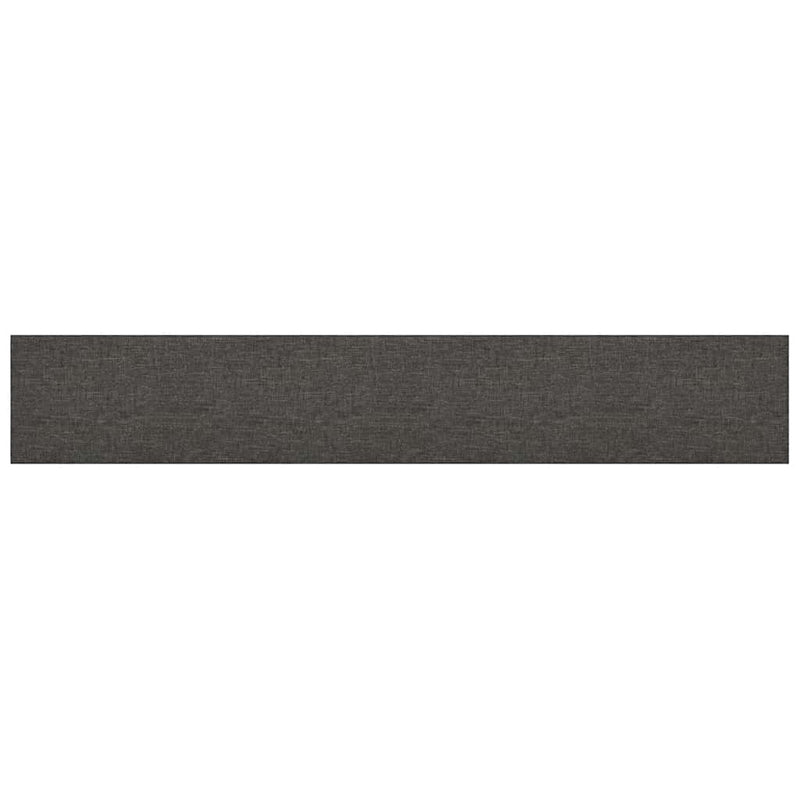 vidaXL 12 db sötétszürke szövet fali panel 90x15 cm 1,62 m²