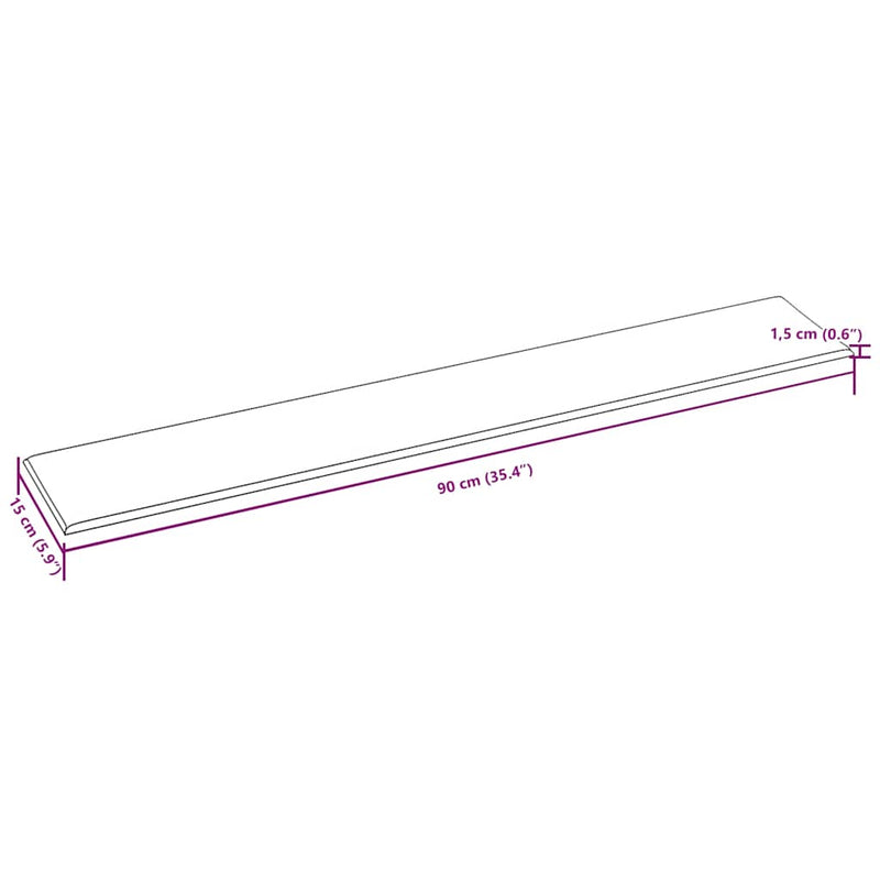 vidaXL 12 db sötétszürke szövet fali panel 90x15 cm 1,62 m²