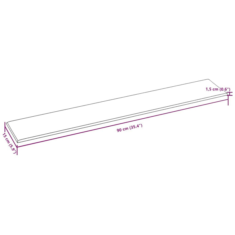 vidaXL 12 db világossárga szövet fali panel 90x15 cm 1,62 m²