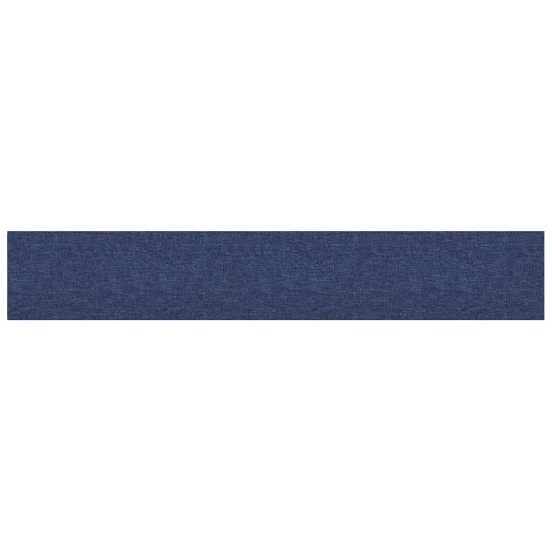 vidaXL 12 db kék szövet fali panel 90x15 cm 1,62 m²