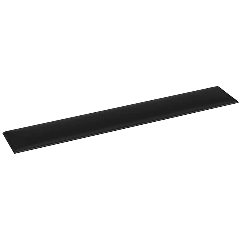 vidaXL 12 db fekete műbőr fali panel 90 x 15 cm 1,62 m²