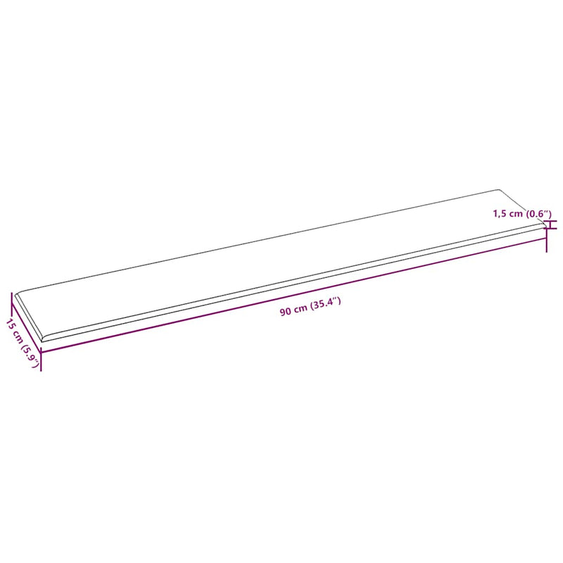 vidaXL 12 db fekete műbőr fali panel 90 x 15 cm 1,62 m²