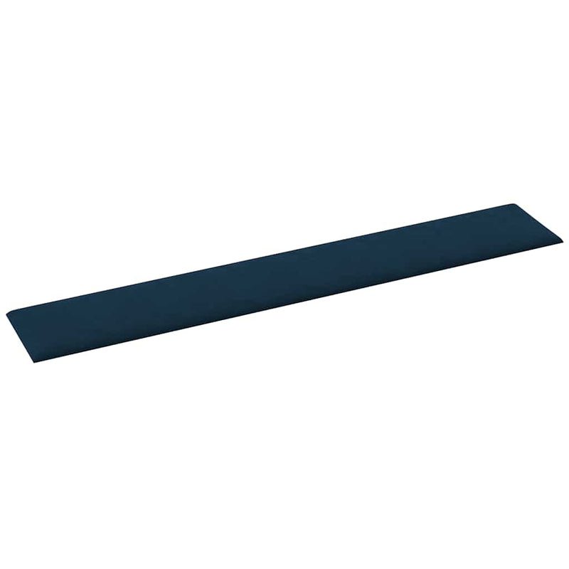 vidaXL 12 db kék bársony fali panel 90x15 cm 1,62 m²