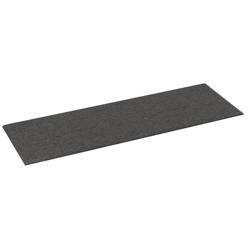 vidaXL 12 db sötétszürke szövet fali panel 90x30 cm 3,24 m²