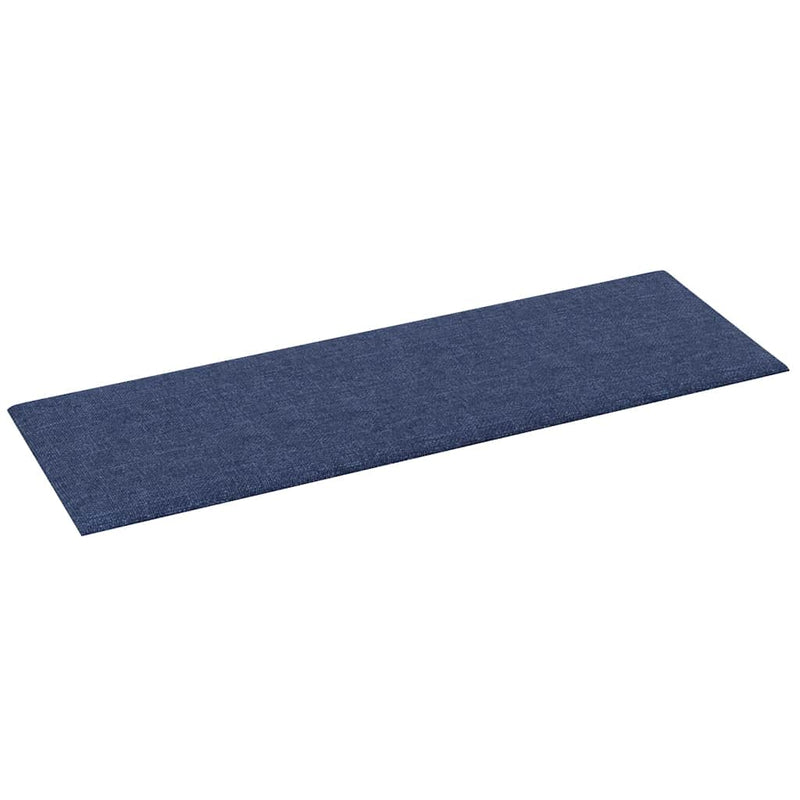 vidaXL 12 db kék szövet fali panel 90x30 cm 3,24 m²