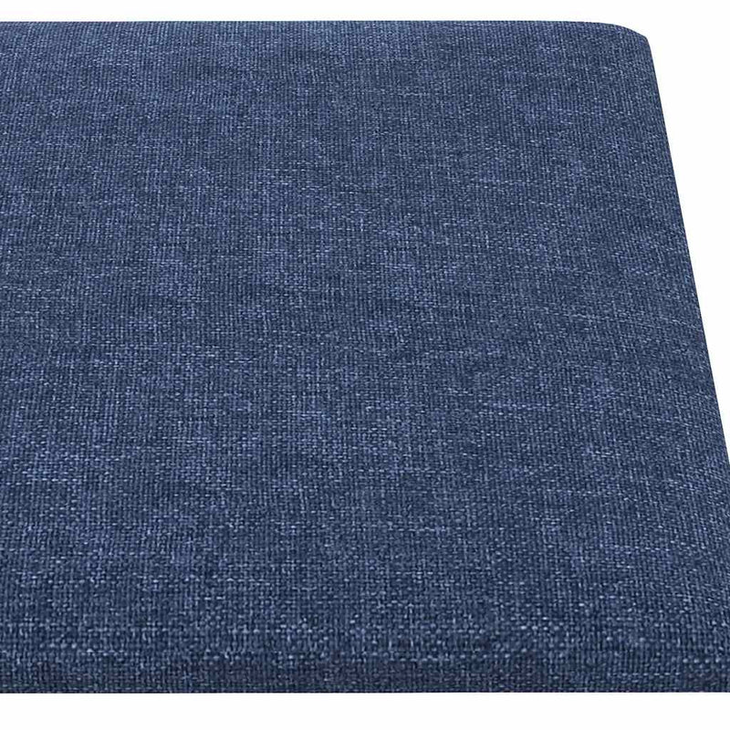 vidaXL 12 db kék szövet fali panel 90x30 cm 3,24 m²