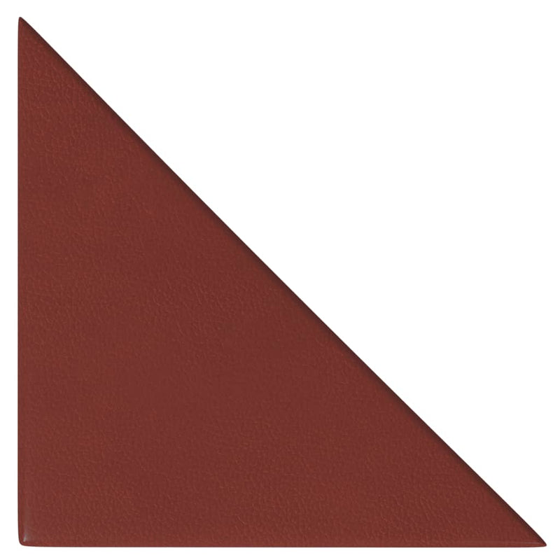 vidaXL 12 db bordó műbőr fali panel 30 x 30 cm 0,54 m²