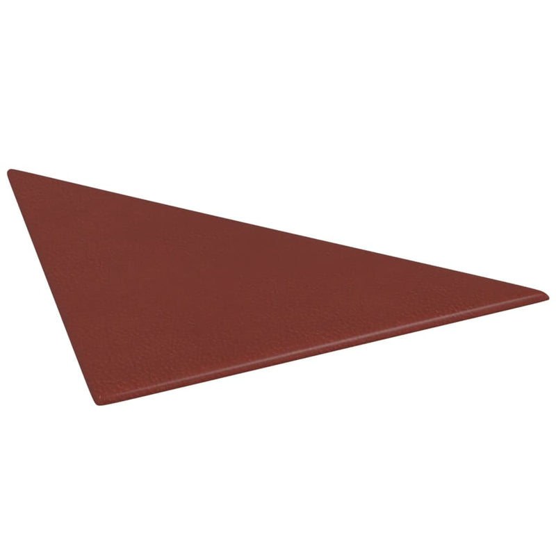 vidaXL 12 db bordó műbőr fali panel 30 x 30 cm 0,54 m²